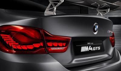 BMW concept M4 GTS OLED closeup