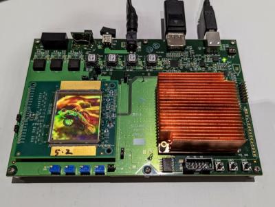 eMagin's 2.1-inch 4K OLED microdisplay prototype (SID Displayweek 2022)