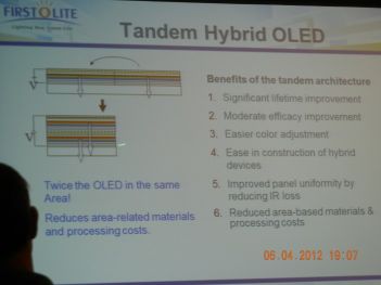 First-O-Lite tandem structure slide