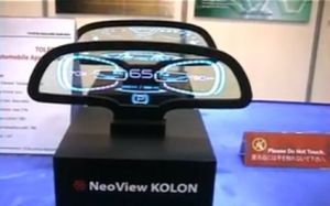 Neoview Kolon transparent OLED prototype