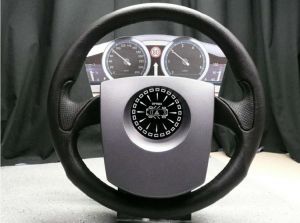 OLED steering wheel prototype photo
