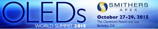 OLEDs World Summit 2015 banner