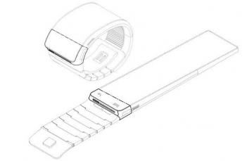 Samsung flexible watch patent