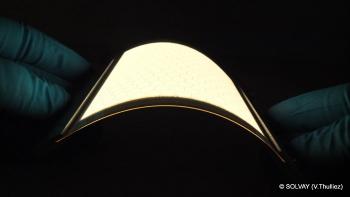 Flexible OLED lighting prototype