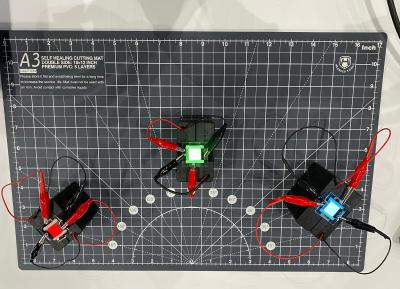 Excyton TurboLED RGB prototype devices, Display Week 2023