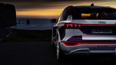 Audi Q6 e-tronn with OLED taillights
