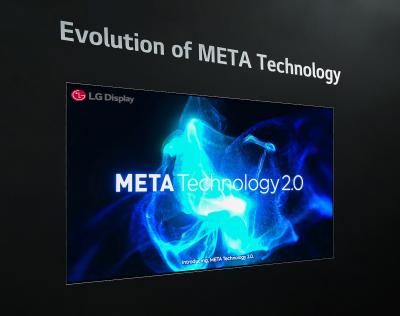 LGD META 2.0 OLED TV panel photo
